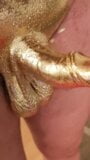 Gold penis with gold Balls snapshot 1