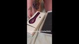 Внутренний кримпай на камеру киски - сперма в виде смазки snapshot 2