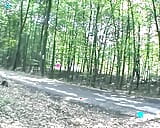 A redhead German woman loves masturbating in the forest snapshot 1