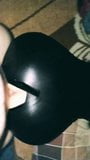 Getting fucked in my shiny latex catsuit snapshot 4