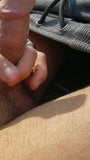 Hard cock public outdoor upclose tease mushroom tip dick fle snapshot 6