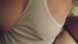 Closeup jacking off to wife's tits with dirty talk snapshot 9