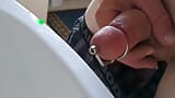 Penis plug pissing snapshot 5