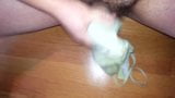 Zweites Sperma auf meinen grünen Cousin Etam, BH snapshot 5