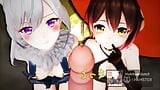 Mmd r18 파티에서 해피 할로윈 섹스 댄스 - 3d 헨타이 snapshot 8