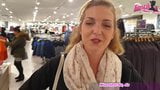 THREESOME CUM WALK IN SHOPPING CENTER AFTER Changing room snapshot 3