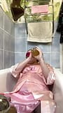 Wear your nightwear to take a shower of golden champagne snapshot 11