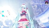 Santa Miku - Princesa da Neve Branca (3D HENTAI) snapshot 5