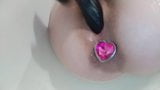 Gozando com um vibrador enquanto foge da escola, close-up snapshot 5