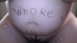 Pregnant Bbw Cheating Milf Milky Mari Covered In Dirty Body Writings Dominates Her Cuckold Hubby Until Creampie! snapshot 5