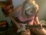 playing a little six string chillin . . . snapshot 7