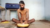 Skinny sexy hot boy Rajeshplayboy993 food eating. snapshot 3