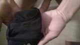 jerking off & cumming on a dirty pair of panties 2 snapshot 5