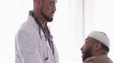 Black stud Jaxx Maxim pounds his doctor Michael Roman snapshot 7