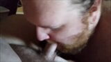 Bear Facial #15 - Sucking and rimming white chubby fuck bud snapshot 3