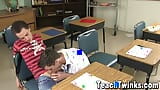 Twinks Maddox Johnson and Phillip Ashton cum in classroom snapshot 4