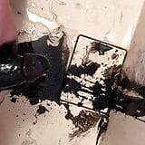 Cum black paint from dick snapshot 6