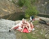 This outdoors threesome show will surely make you go wild snapshot 12