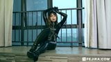 fejira com Captured girl on latex catsuit snapshot 5