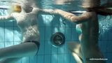 Zuzana and Lucie underwater swimming lesbos snapshot 5