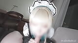 Blue archive - Asuma Toki cosplay femdom raw sexo en video en primer plano snapshot 5