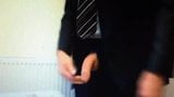 Suited step dad wank and cum snapshot 2