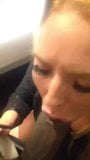 Beautiful blonde woman sucks bbc snapshot 5