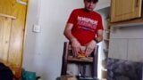 Fucking a chair with alot of lube,massive pre cum cumshot must see snapshot 3