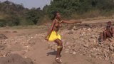 African Zulu girls topless dancing snapshot 2