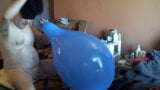 Blow Jack Cum Pop Big Blue Balloon - Retro - Balloonbanger snapshot 16