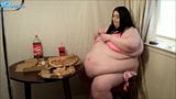 Pizza time for the SSBBW Pig snapshot 3