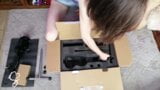 Sarah Sue Unboxing Auxfun Fuck Machine from Hismith snapshot 4