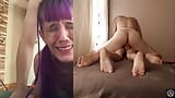 Chica sumisa llorando por una gran polla, follada anal amateur snapshot 3