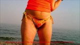 Josephine of Mauritius Island : A hairy woman on the beach. snapshot 3