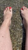 Amateur Outdoors Showing Feet snapshot 9