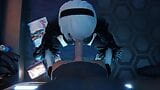 3dコンピレーション：ニーアオートマトンフェラ、バックでアナルペニスに跨る、無修正エロアニメ snapshot 13