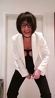 Julie is Presenting Her Erotic Dress: Blonde Porn feat ...