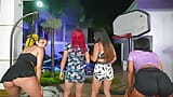 latina friend gives titjob at party GGmansion snapshot 3