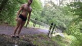 German boy naked outdoor cum shot on bridge jerk off snapshot 5