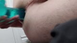 Big blue dildo makes me cum snapshot 9