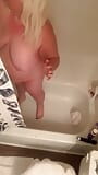 Peak a Boo View of Blancagirlbbw in the Shower snapshot 3