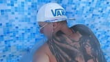 The boss fucks his pool cleaner with his thick and big dick - 380 snapshot 11