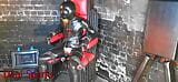 latex gimp tied up in the milking chair snapshot 1