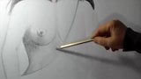 Beautiful Girl – Nude Pencil Art snapshot 3