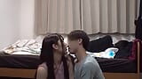 Part.1 Japanese Teeny Lovers. Pretty Horny Girl Blowjob and Gets Fucked. Finaly, She Wants Cum in Her Beautiful Boobs. 032 snapshot 9