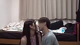 Teil.1 Japanische teeny-liebhaber. Ziemlich geiles mädchen gibt blowjob und wird gefickt. Endlich will sie sperma auf ihre schönen möpse. 032 snapshot 9