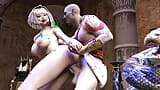 Kratos in Anubis harem - Animation snapshot 11