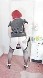 Britische TV-Schlampe nottstvslut PVC-Hausmädchen, Cuckold-Schlampe snapshot 5