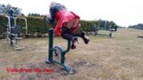 Tranny Working Out In The Park snapshot 10