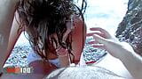 Anale neukpartij op het strand met Samanta, een jong Spaans meisje met een geweldige kont snapshot 4